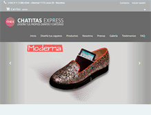 Tablet Screenshot of chatitasexpress.com.ar